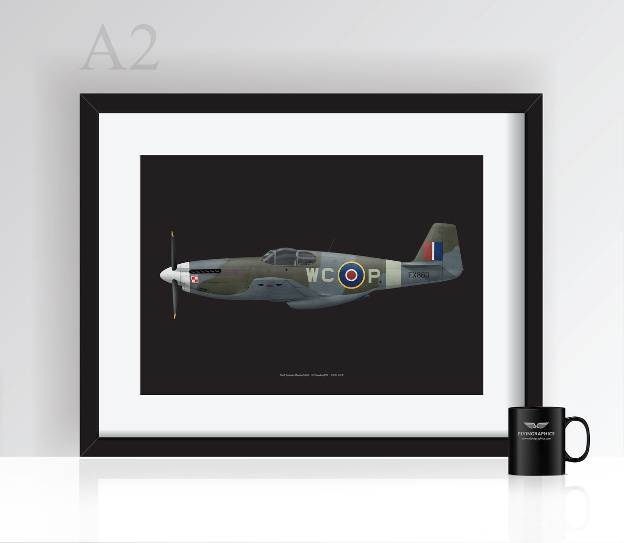Mustang MKIII 309SQN - Poster