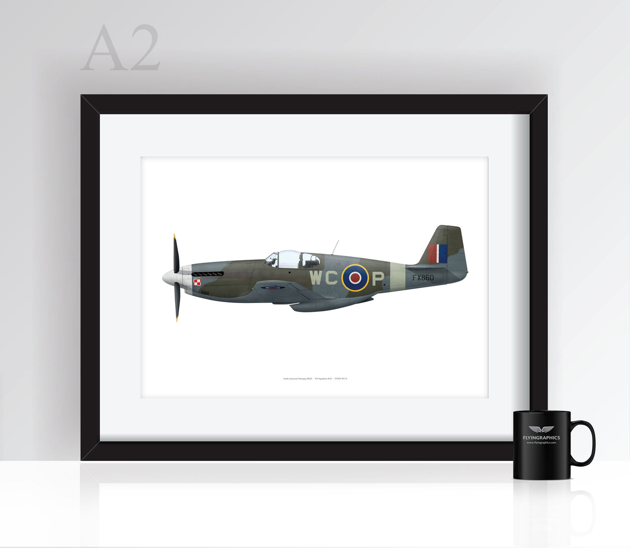 Mustang MKIII 309SQN - Poster