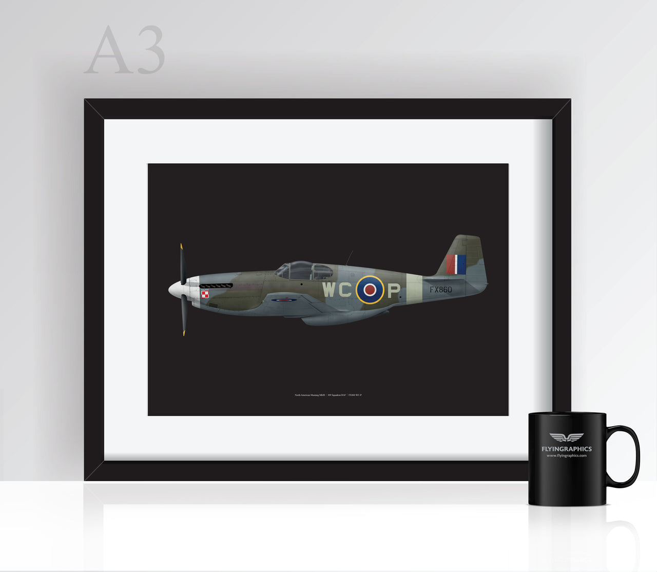 Mustang MKIII 309SQN - Poster