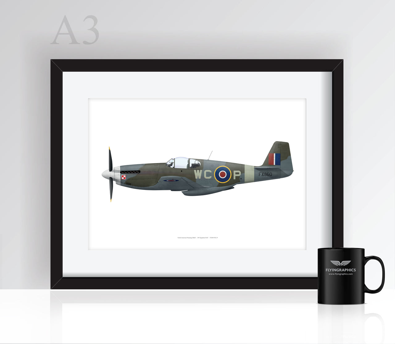 Mustang MKIII 309SQN - Poster