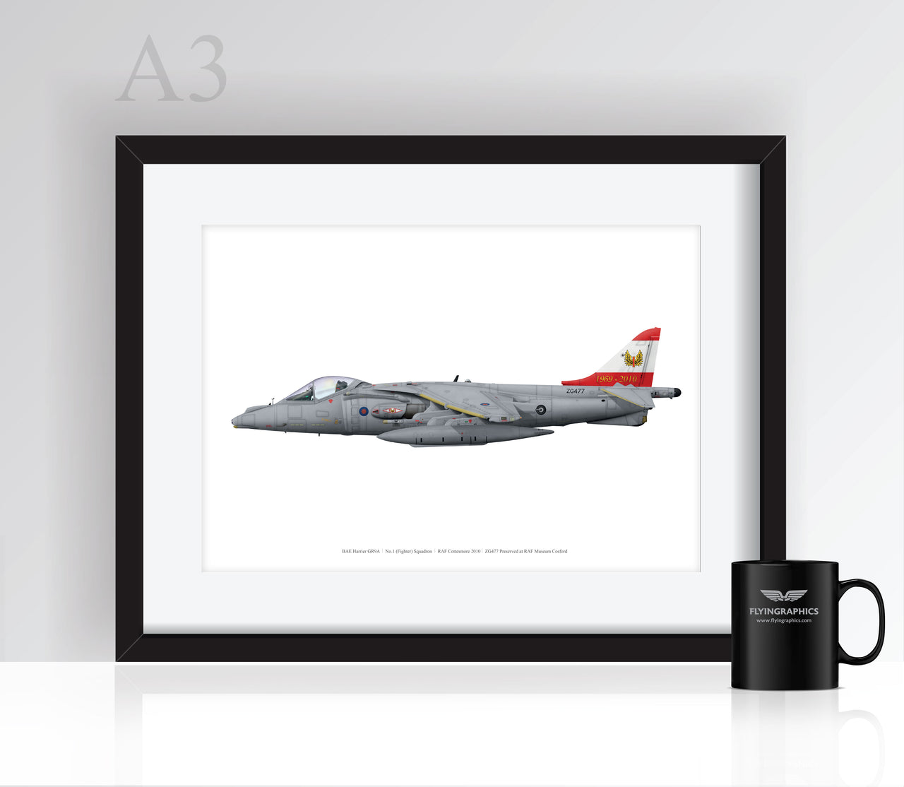 Harrier GR9 1SQN - Poster