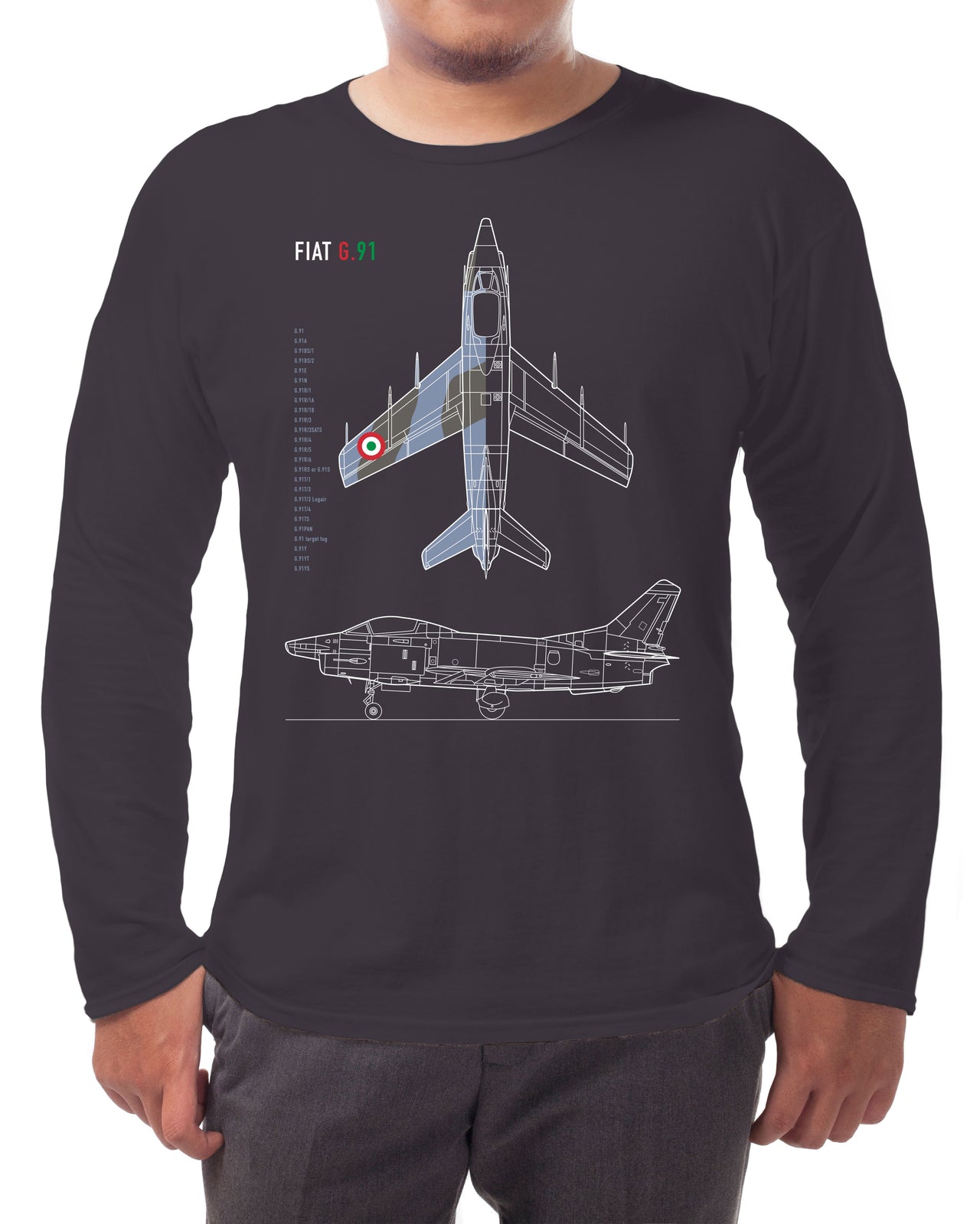 Fiat G.91 - Long-sleeve T-shirt