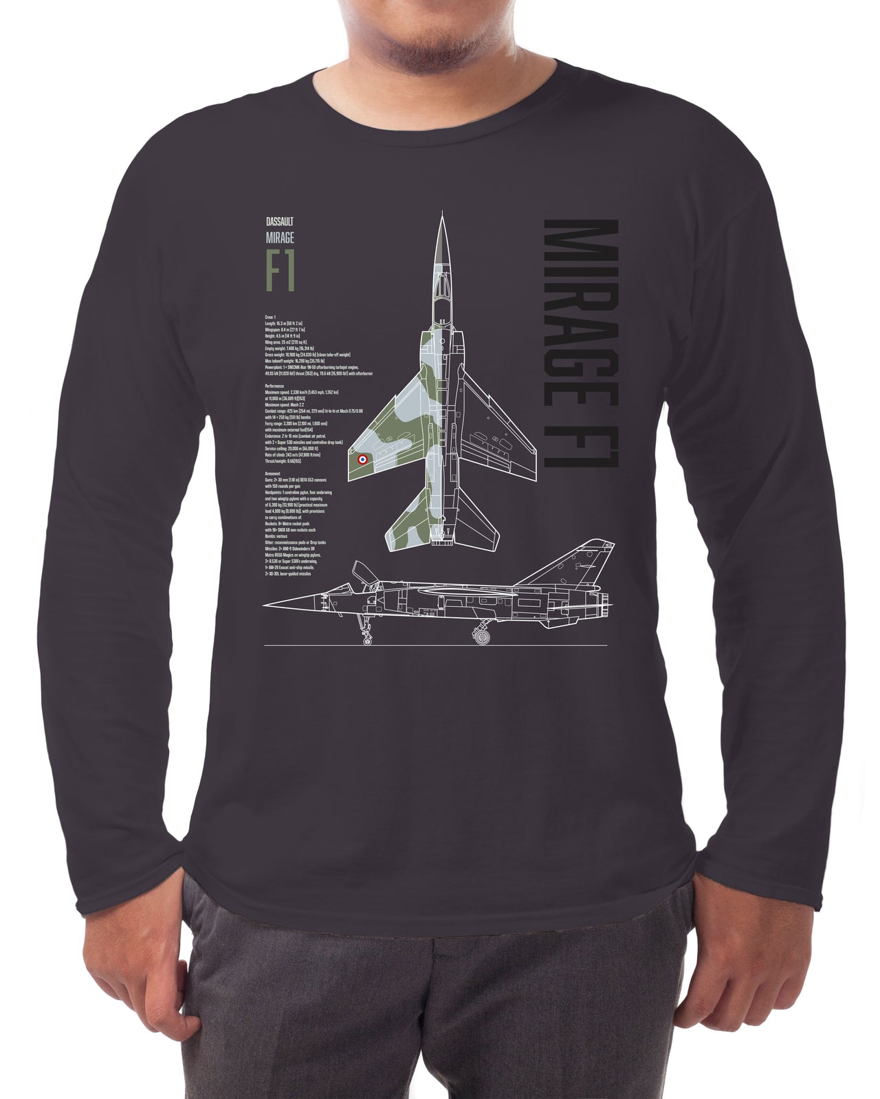 Mirage F1 - Long-sleeve T-shirt