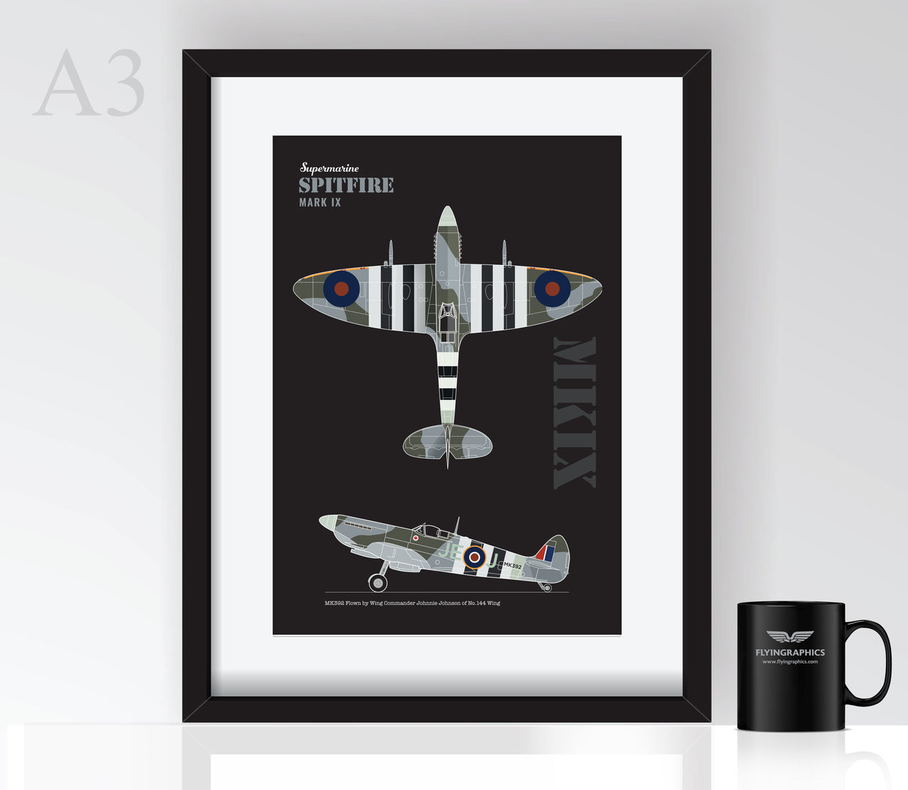 Spitfire IX - Poster
