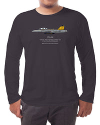 Thumbnail for FA-18F Super Hornet VFA-32 - Long-sleeve T-shirt