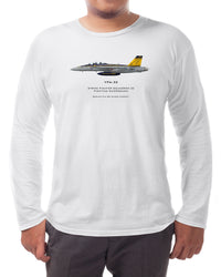 Thumbnail for FA-18F Super Hornet VFA-32 - Long-sleeve T-shirt
