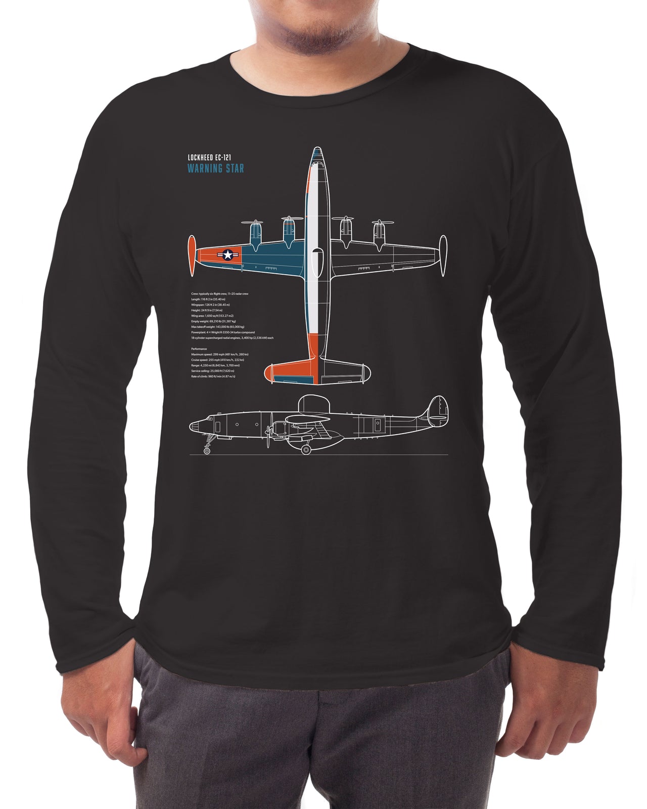 Warning Star - Long-sleeve T-shirt
