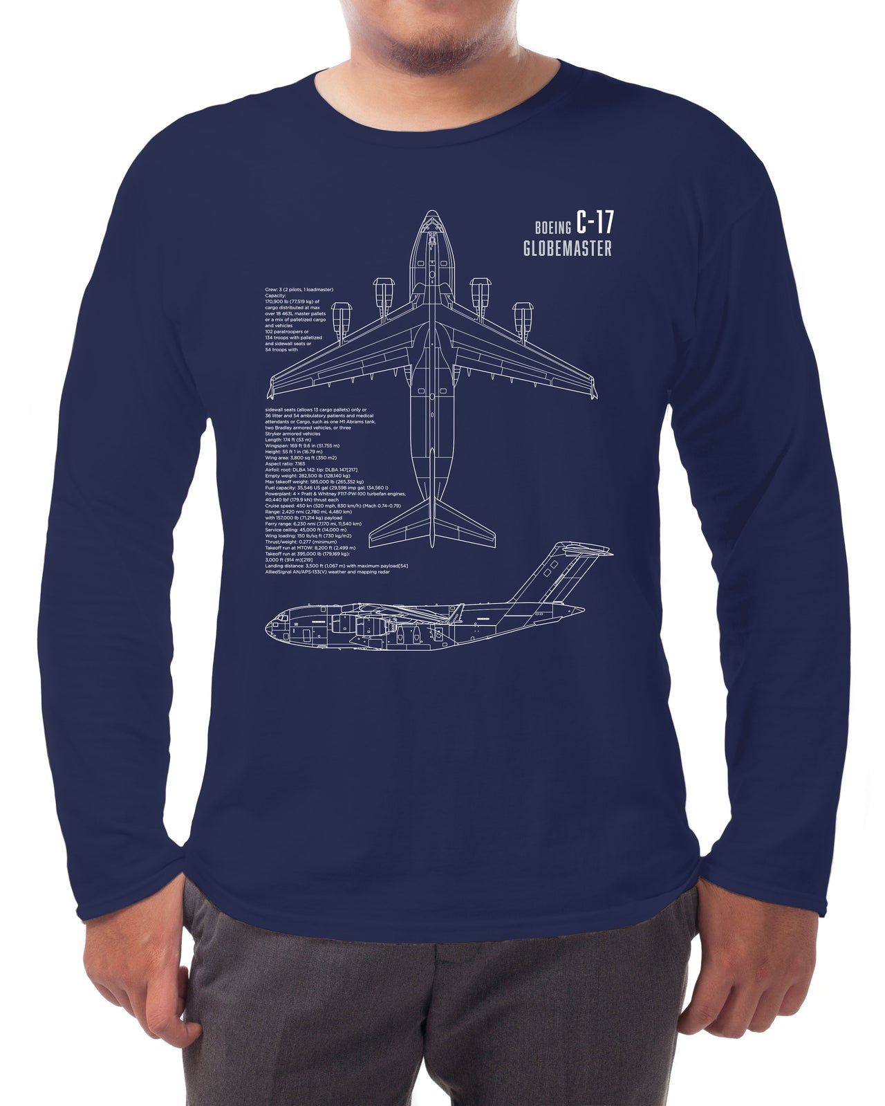 Globemaster - Long-sleeve T-shirt