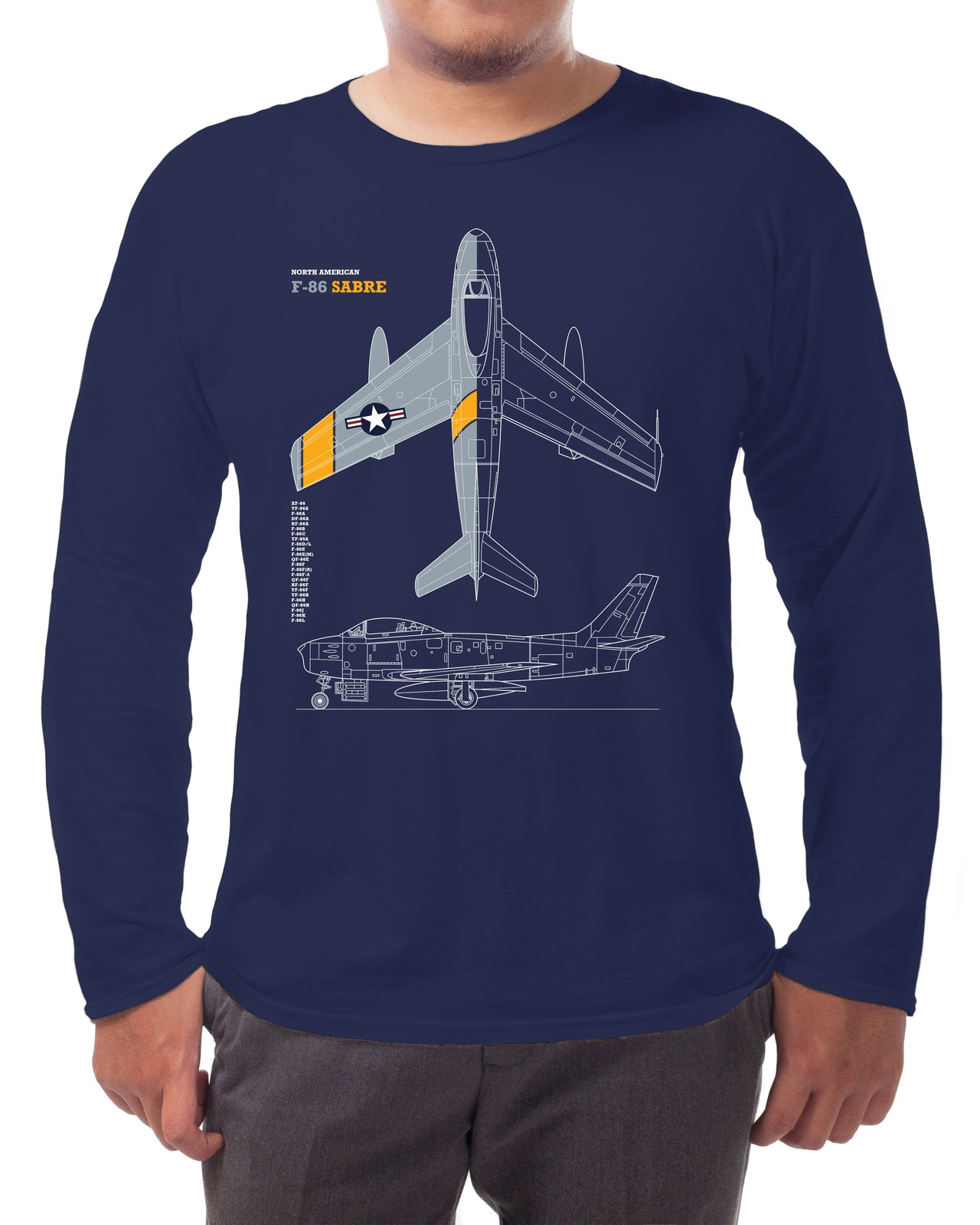 F-86 Sabre - Long-sleeve T-shirt