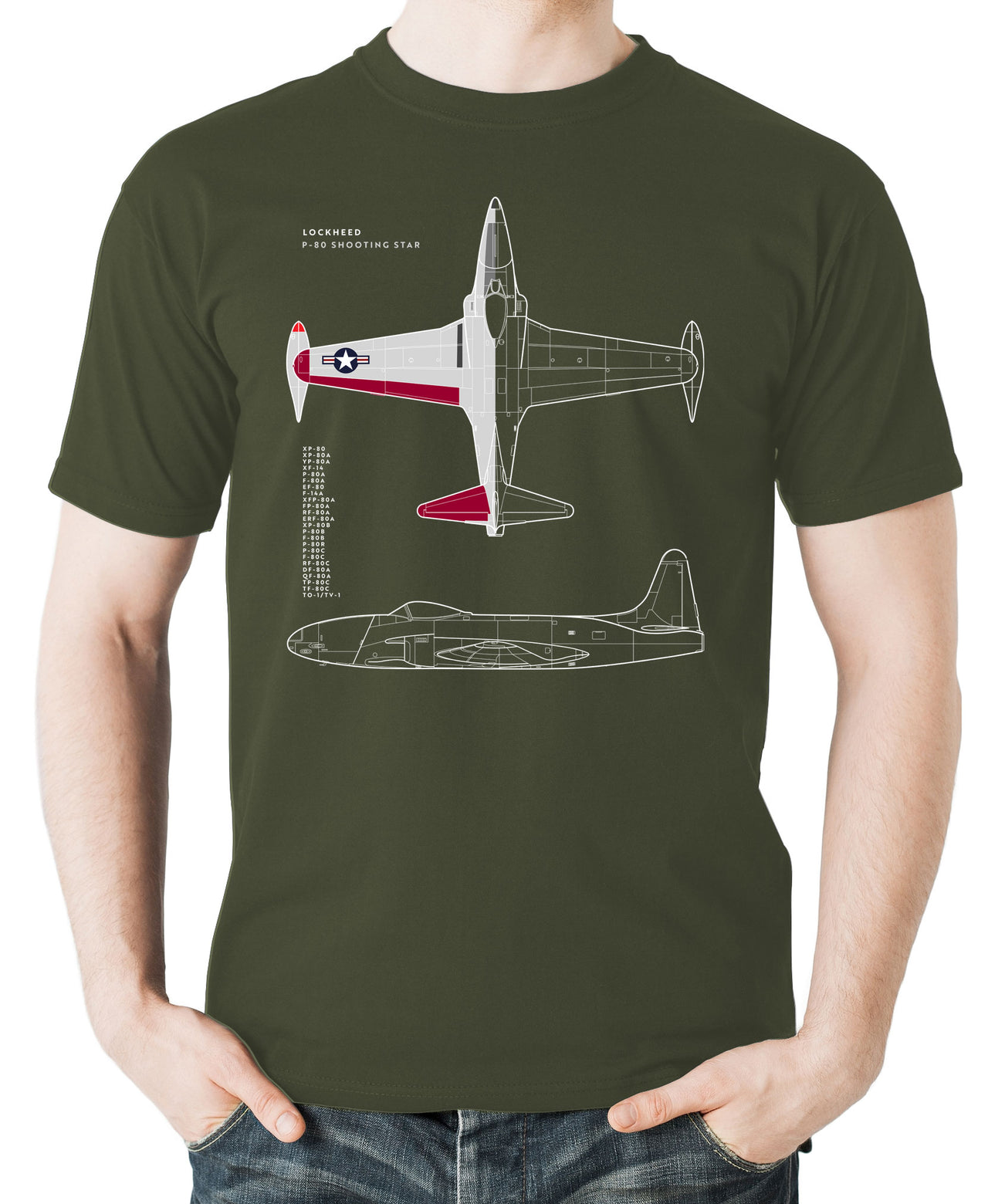 P-80 Shooting Star - T-shirt