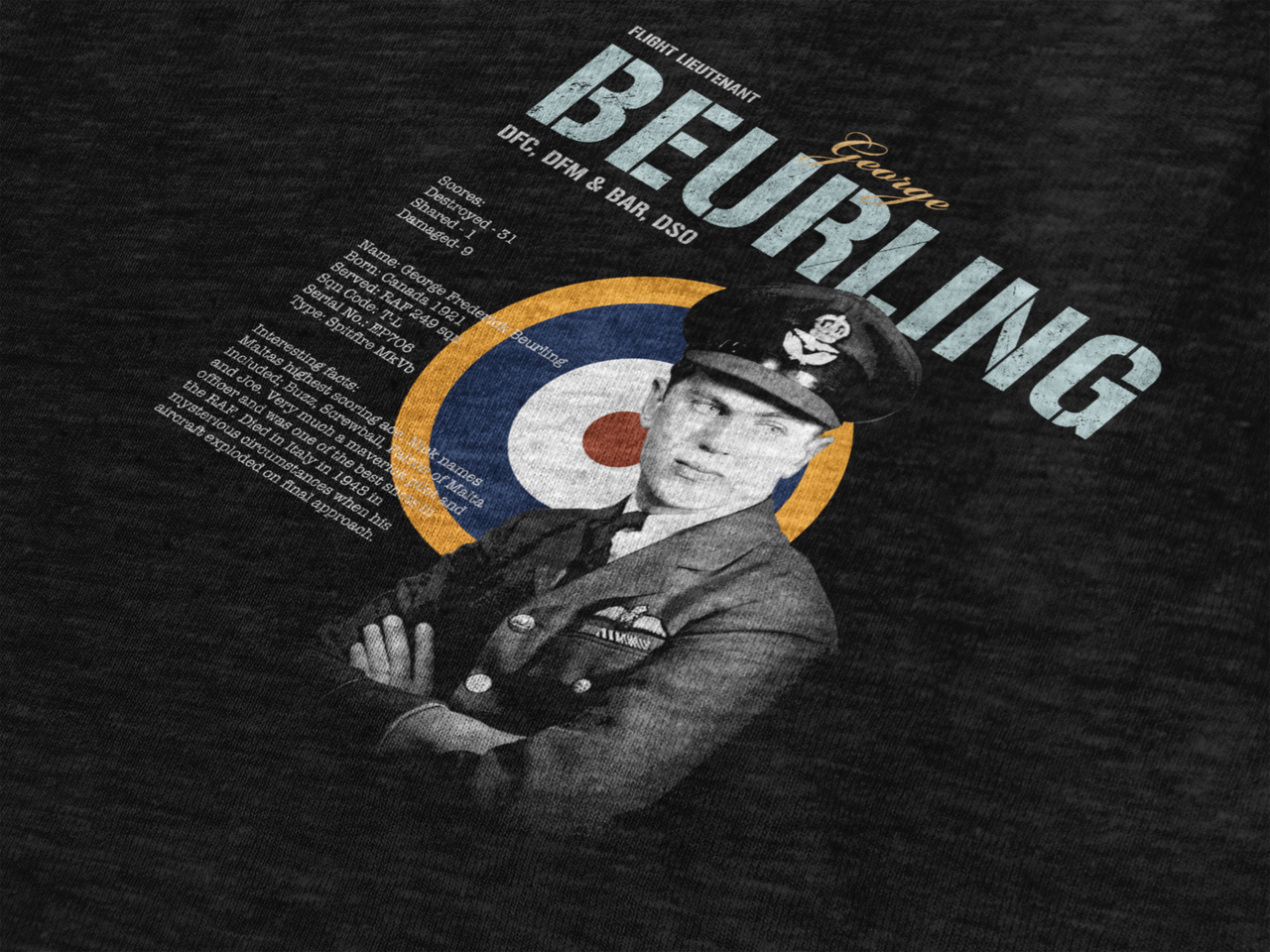 George Beurling - T-shirt