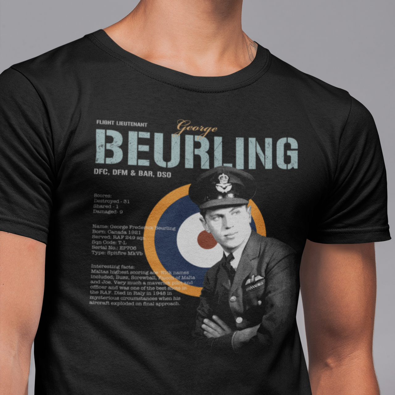 George Beurling - T-shirt