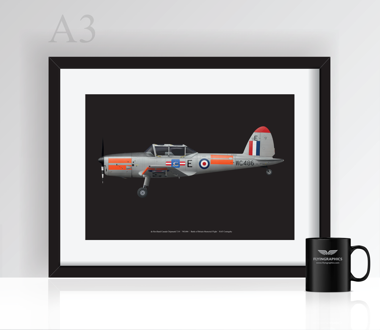 BBMF de Havilland Canada Chipmunk T.10 - Poster