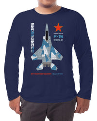 Thumbnail for Aggressor F-15 Eagle - Long-sleeve T-shirt