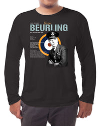 Thumbnail for George Beurling - Long-sleeve T-shirt