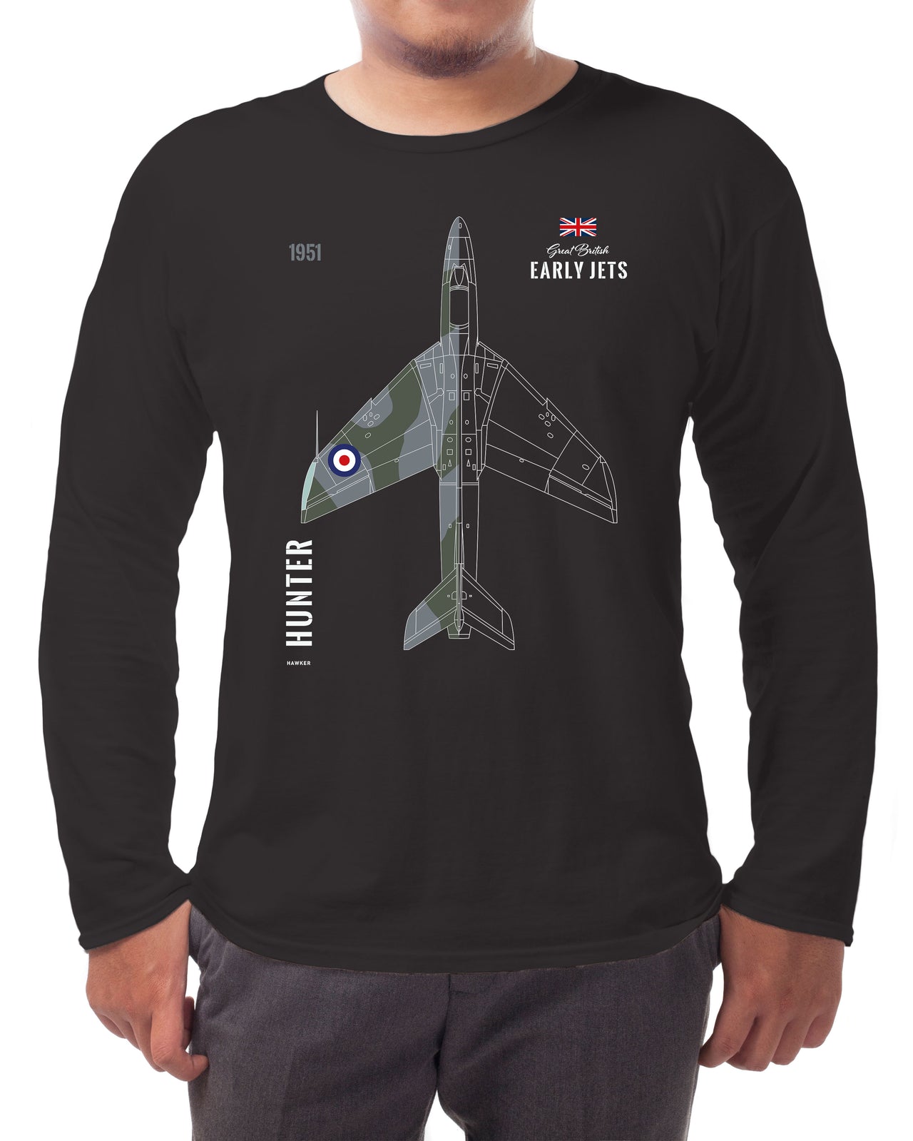 Hunter - Long-sleeve T-shirt