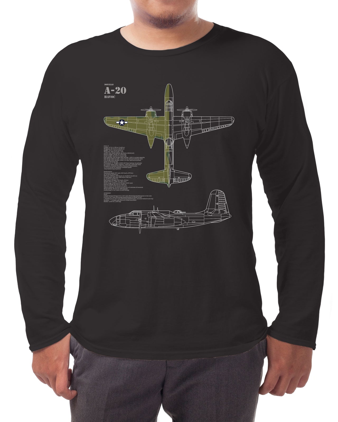 A-20 Havoc - Long-sleeve T-shirt