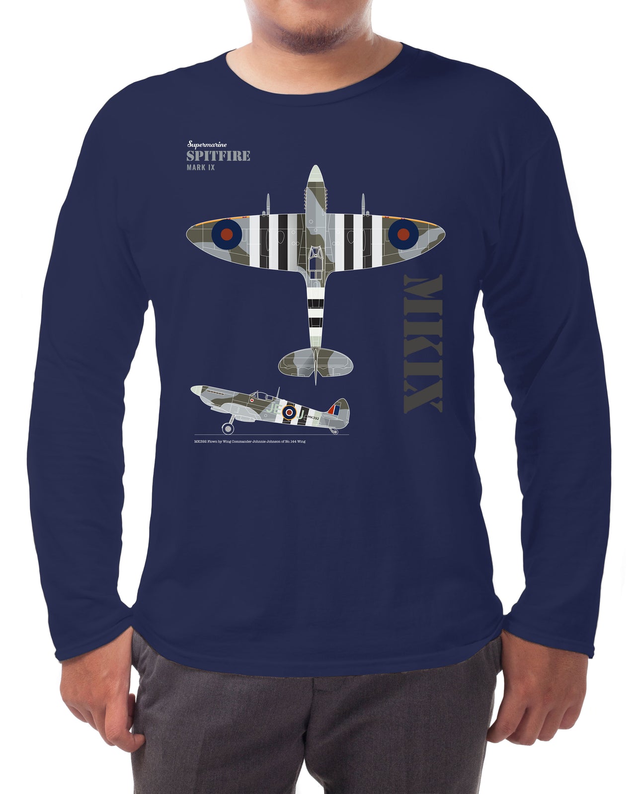 Spitfire MK IX - Long-sleeve T-shirt