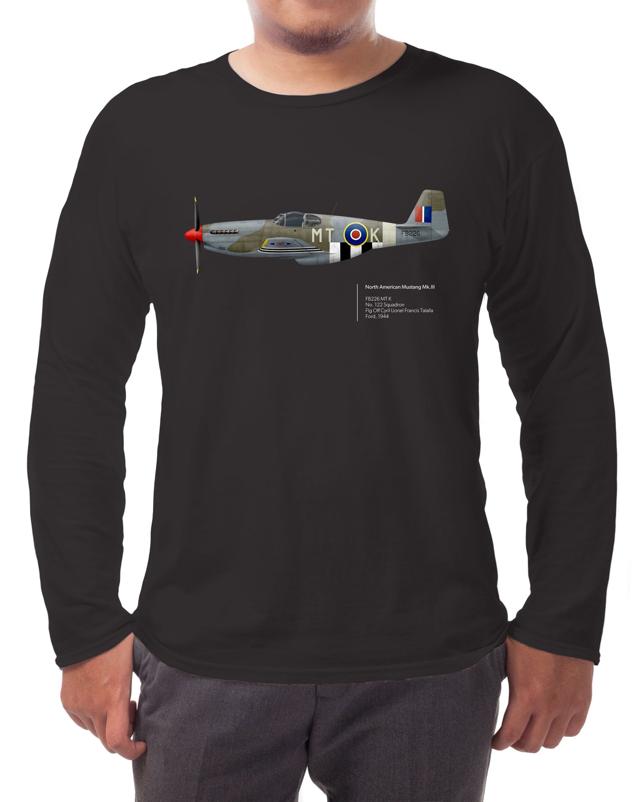 Mustang Mk.III - Long-sleeve T-shirt