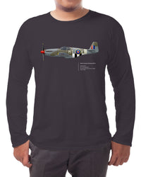 Thumbnail for Mustang Mk.III - Long-sleeve T-shirt