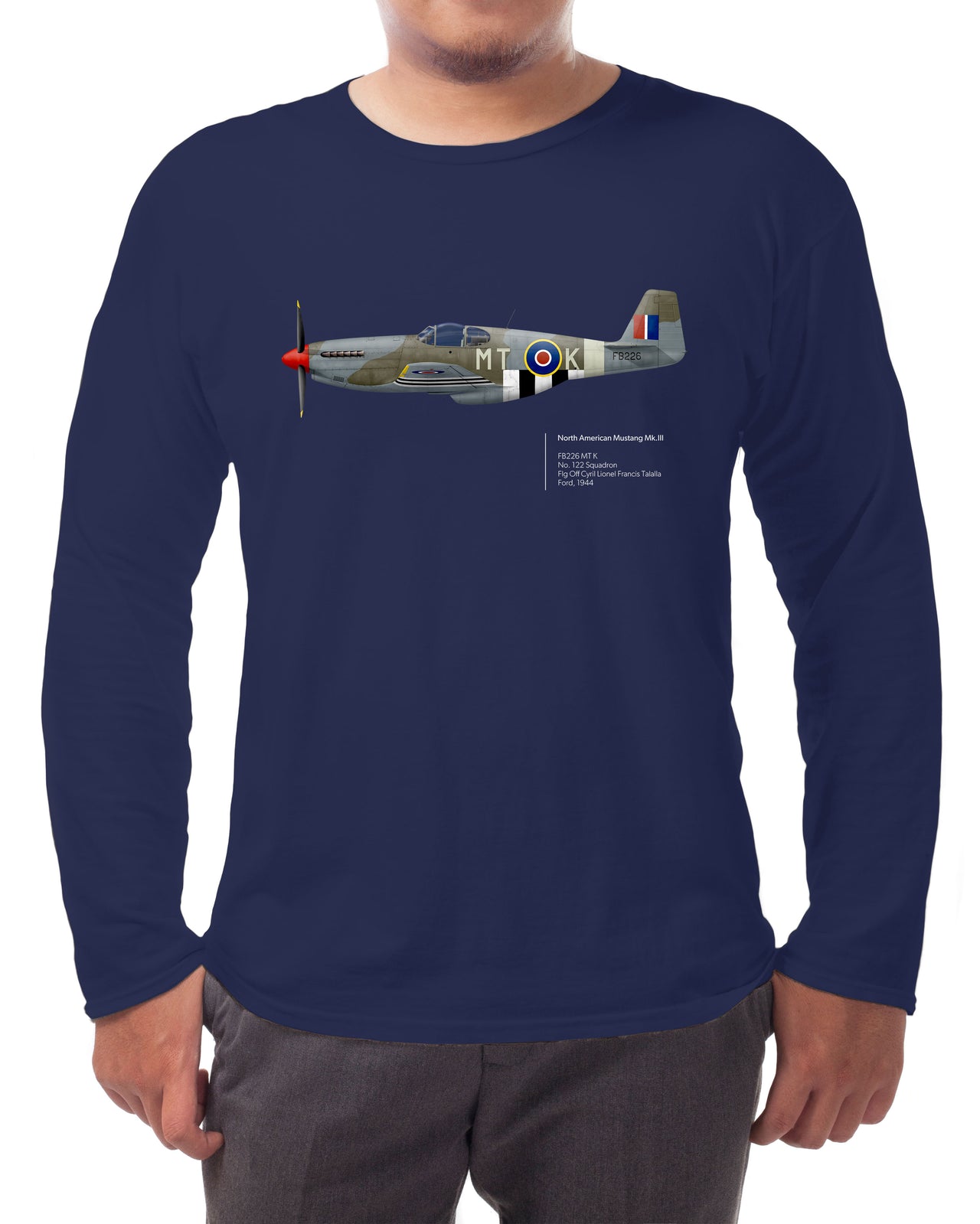 Mustang Mk.III - Long-sleeve T-shirt
