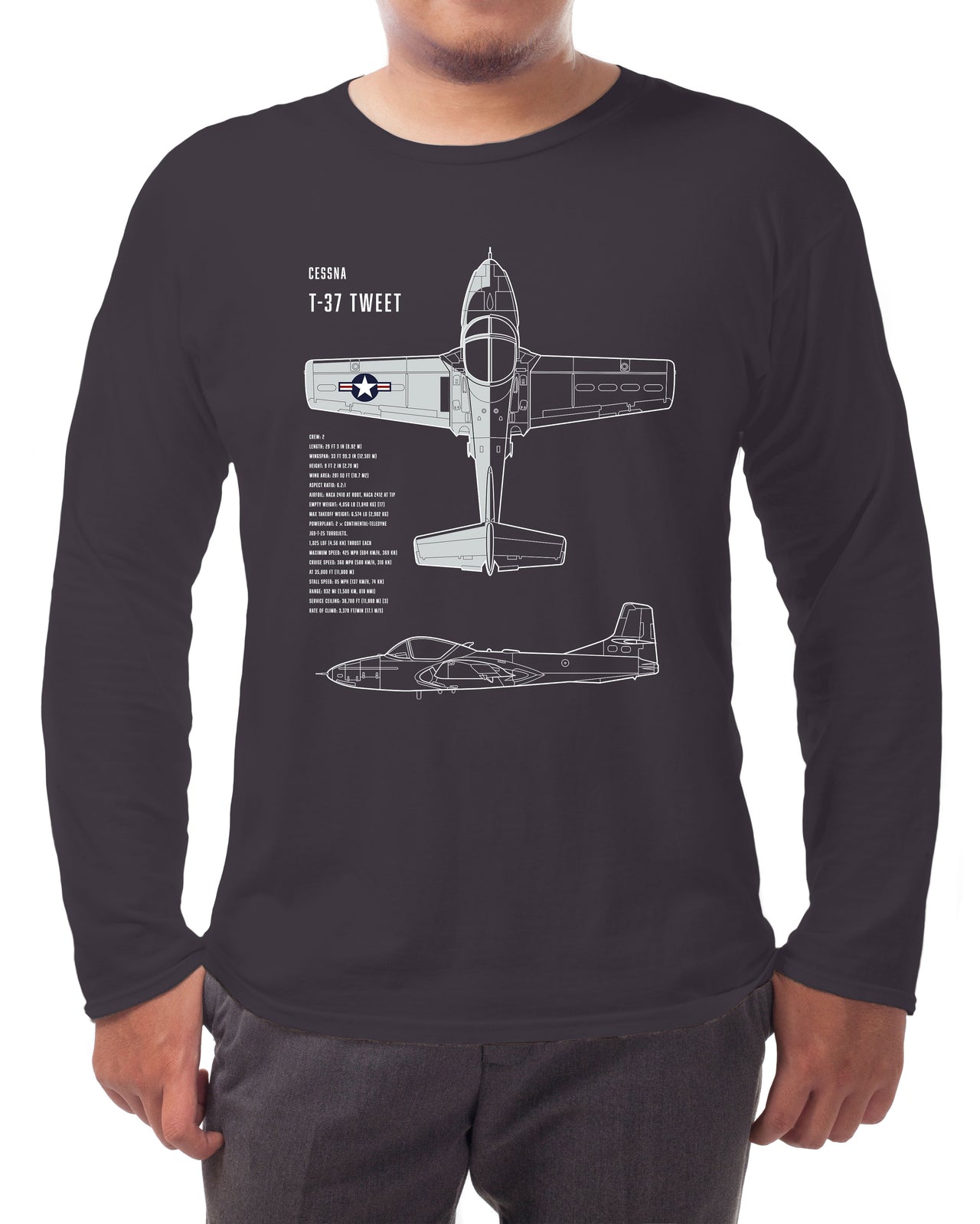 T-37 Tweet - Long-sleeve T-shirt