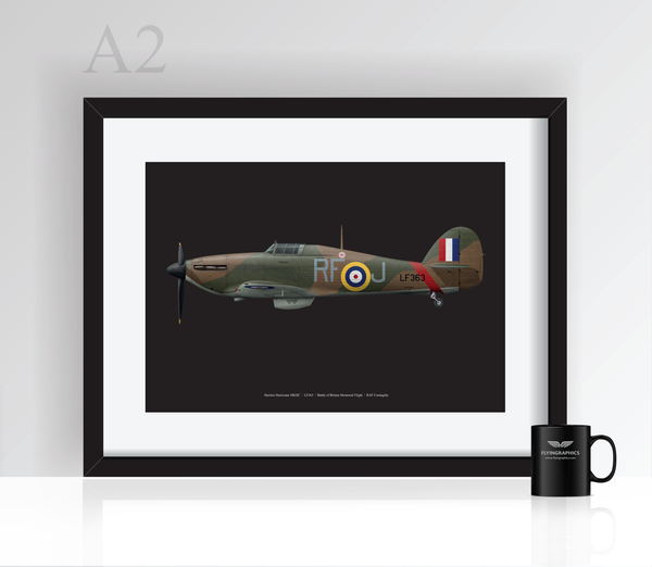 BBMF Hawker Hurricane MKIIC - Poster