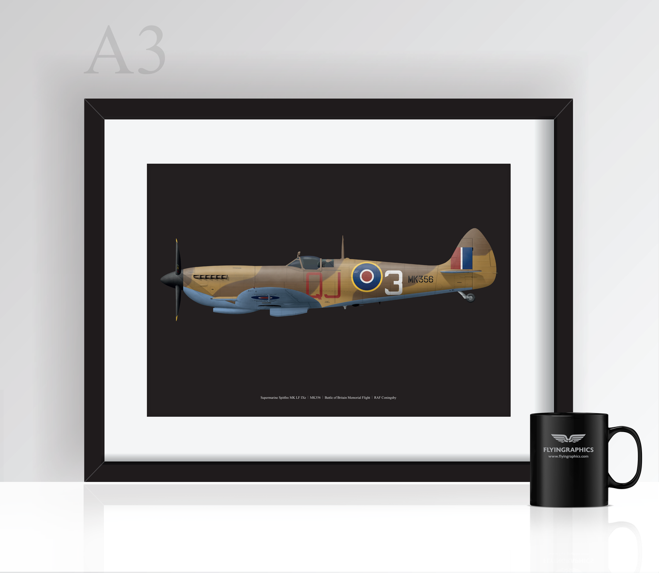 BBMF Spitfire MK LF IXe - Poster