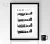 D-Day Fighter Profiles - Poster