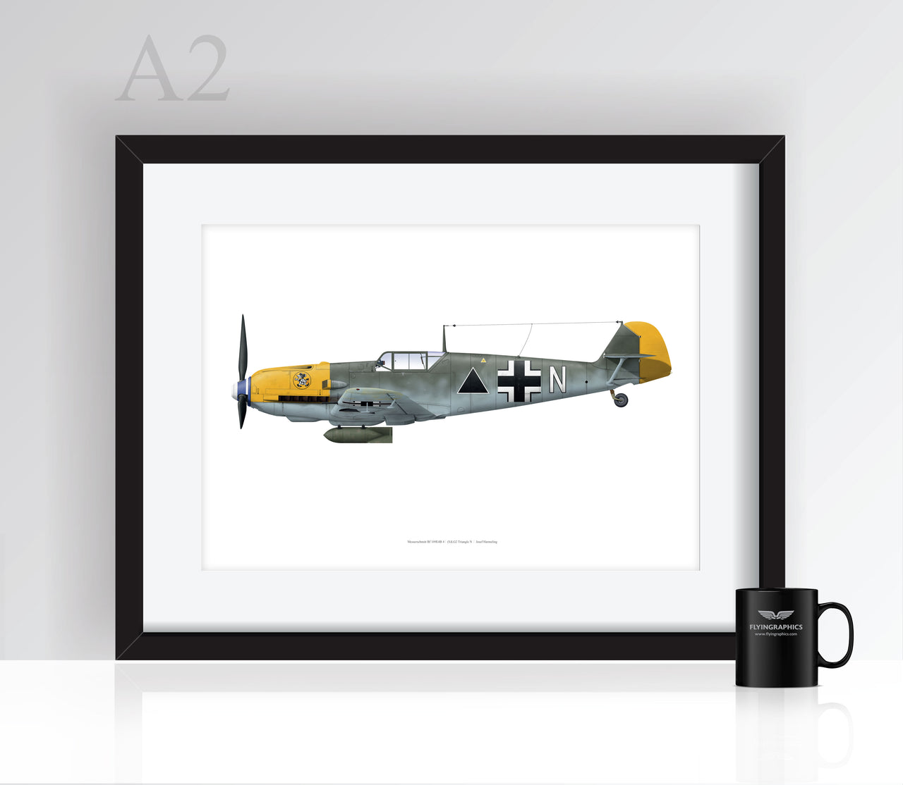 Messerschmitt Bf 109E Troha - Poster