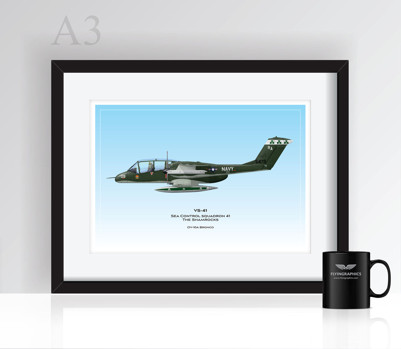 OV-10A Bronco VS-41 - Poster