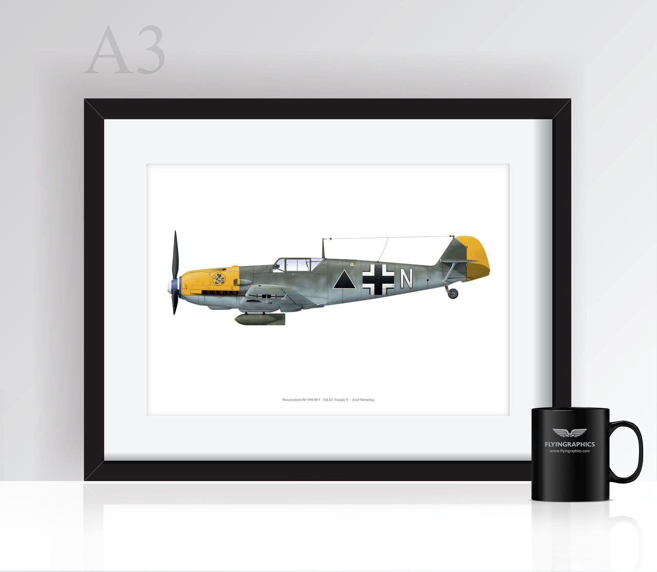 Messerschmitt Bf 109E Troha - Poster