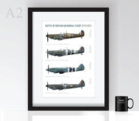 Thumbnail for BBMF Spitfires - Poster