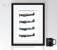 Thumbnail for BBMF Spitfires - Poster