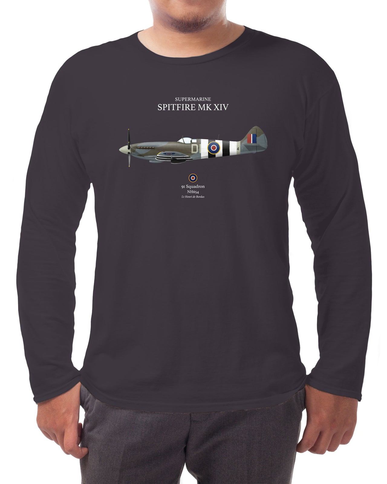 Spitfire MK XIV D-Day - Long-sleeve T-shirt
