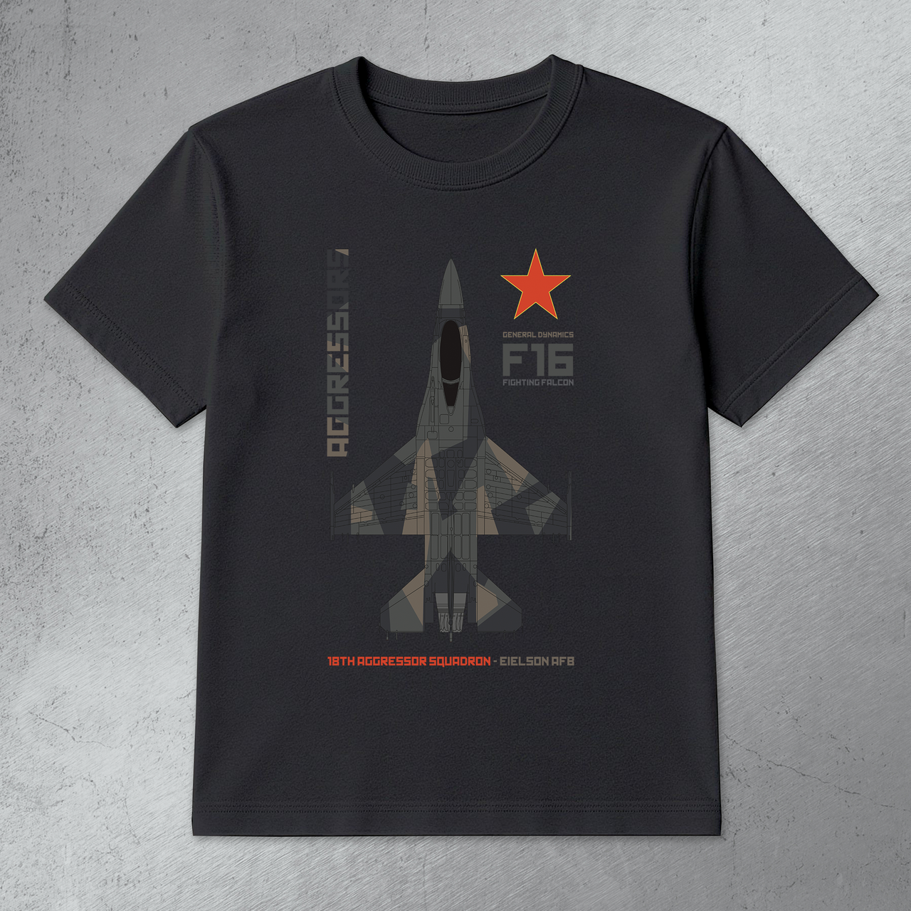 Aggressor F-16 Fighting Falcon - T-shirt