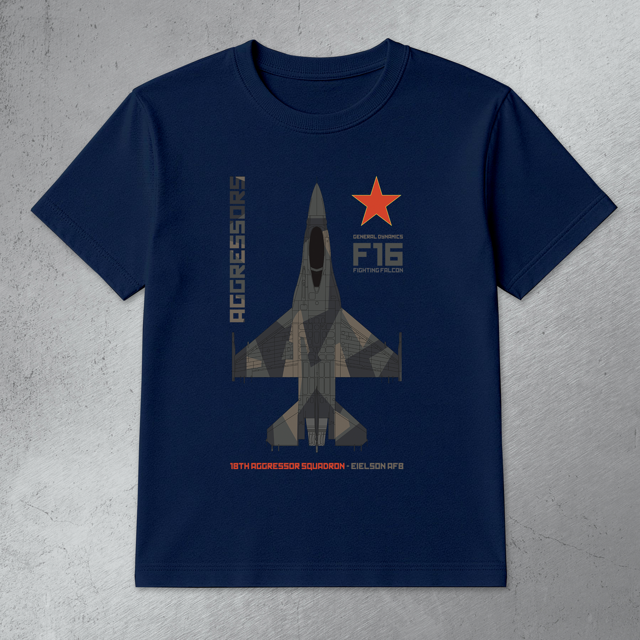 Aggressor F-16 Fighting Falcon - T-shirt