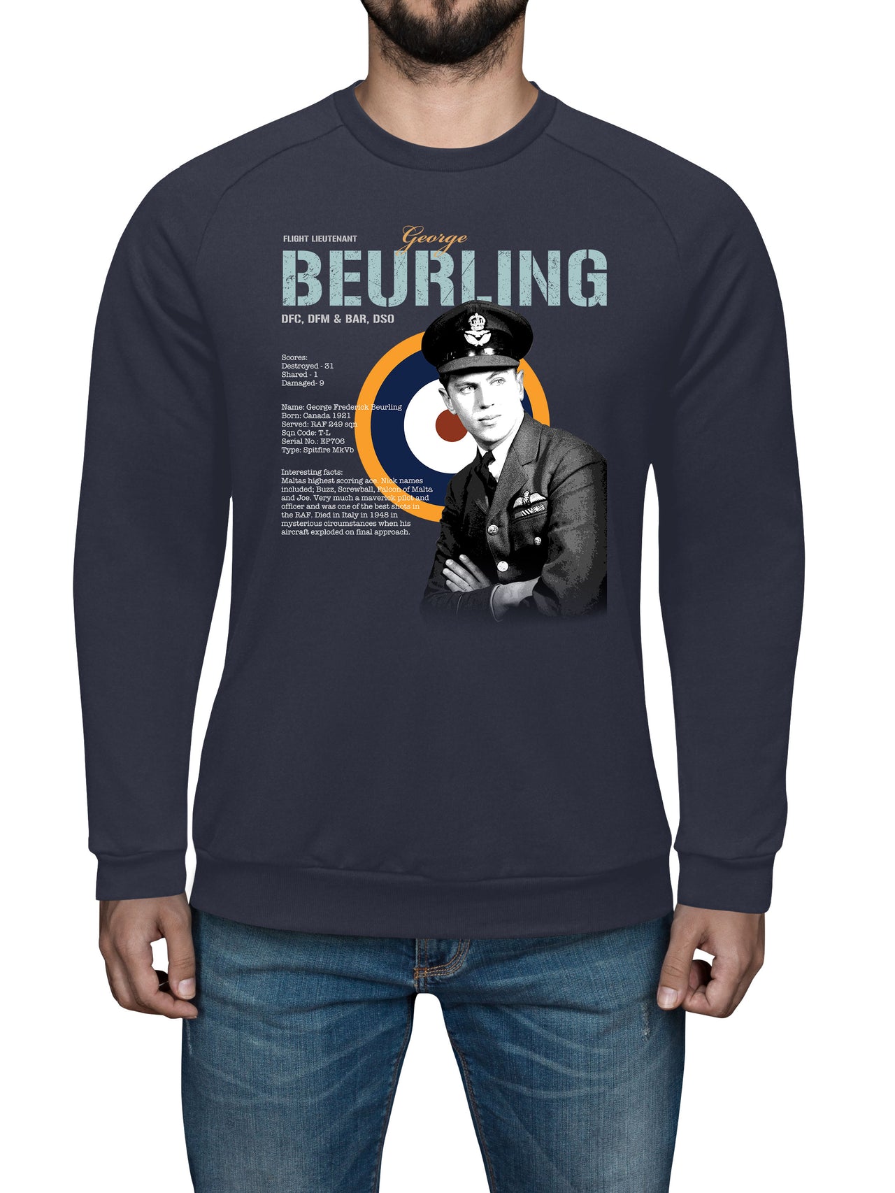 George Beurling - Sweat Shirt