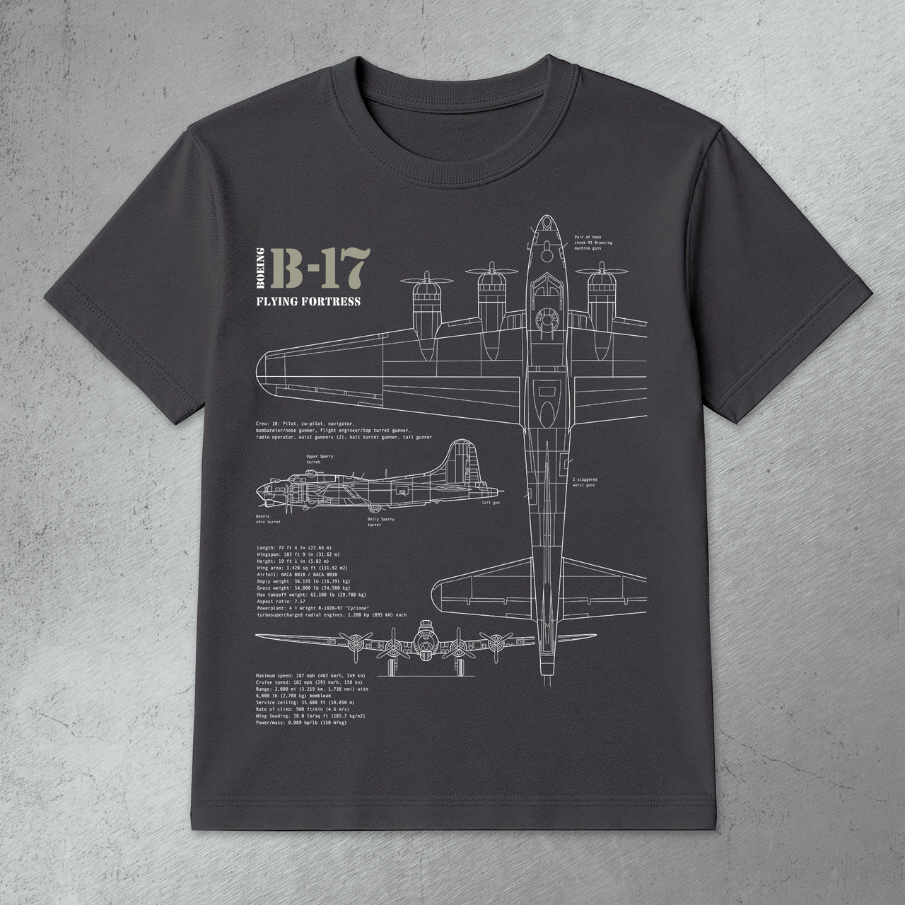 B-17 Flying Fortress - T-shirt