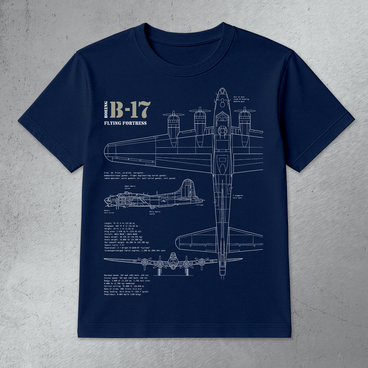 B-17 Flying Fortress - T-shirt