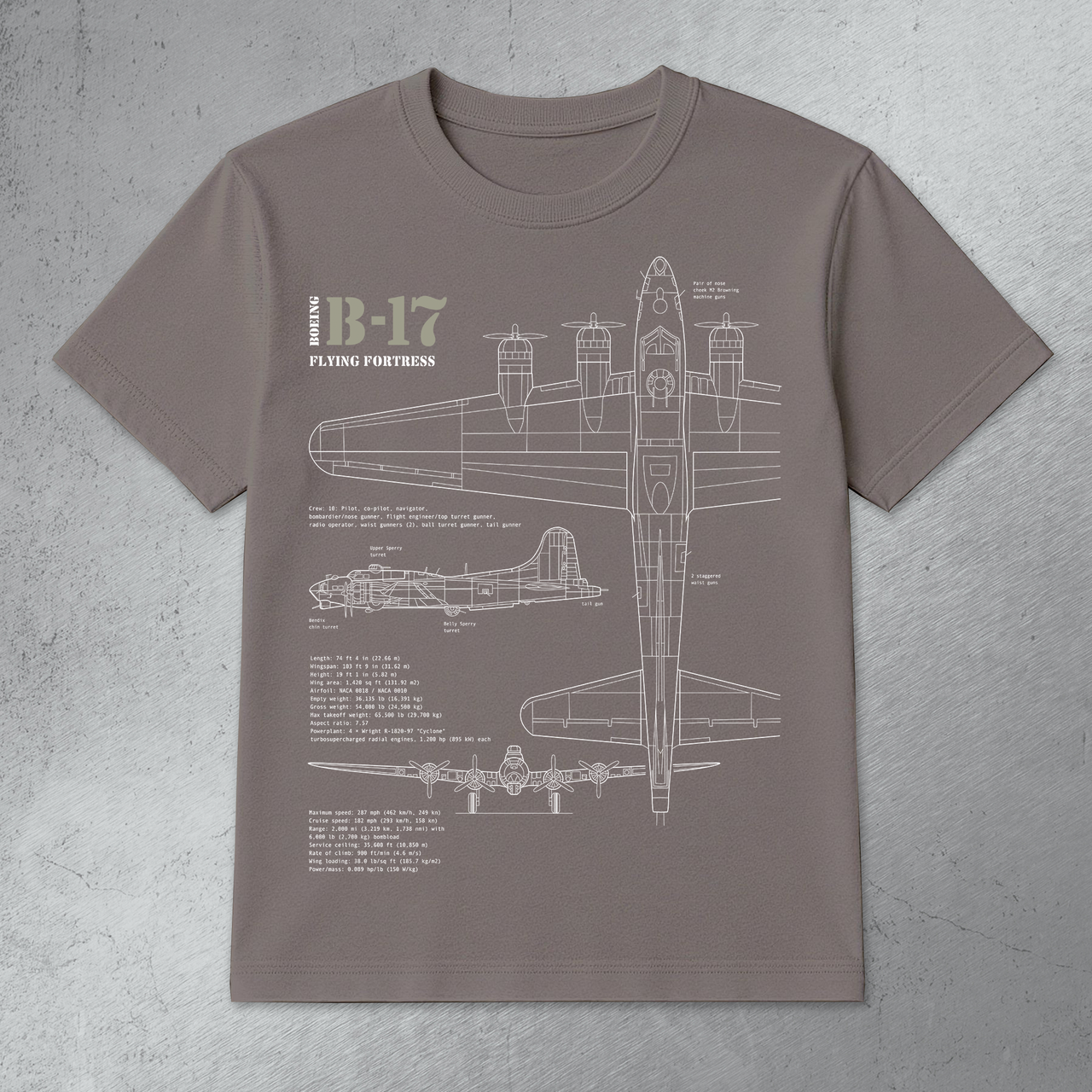 B-17 Flying Fortress - T-shirt