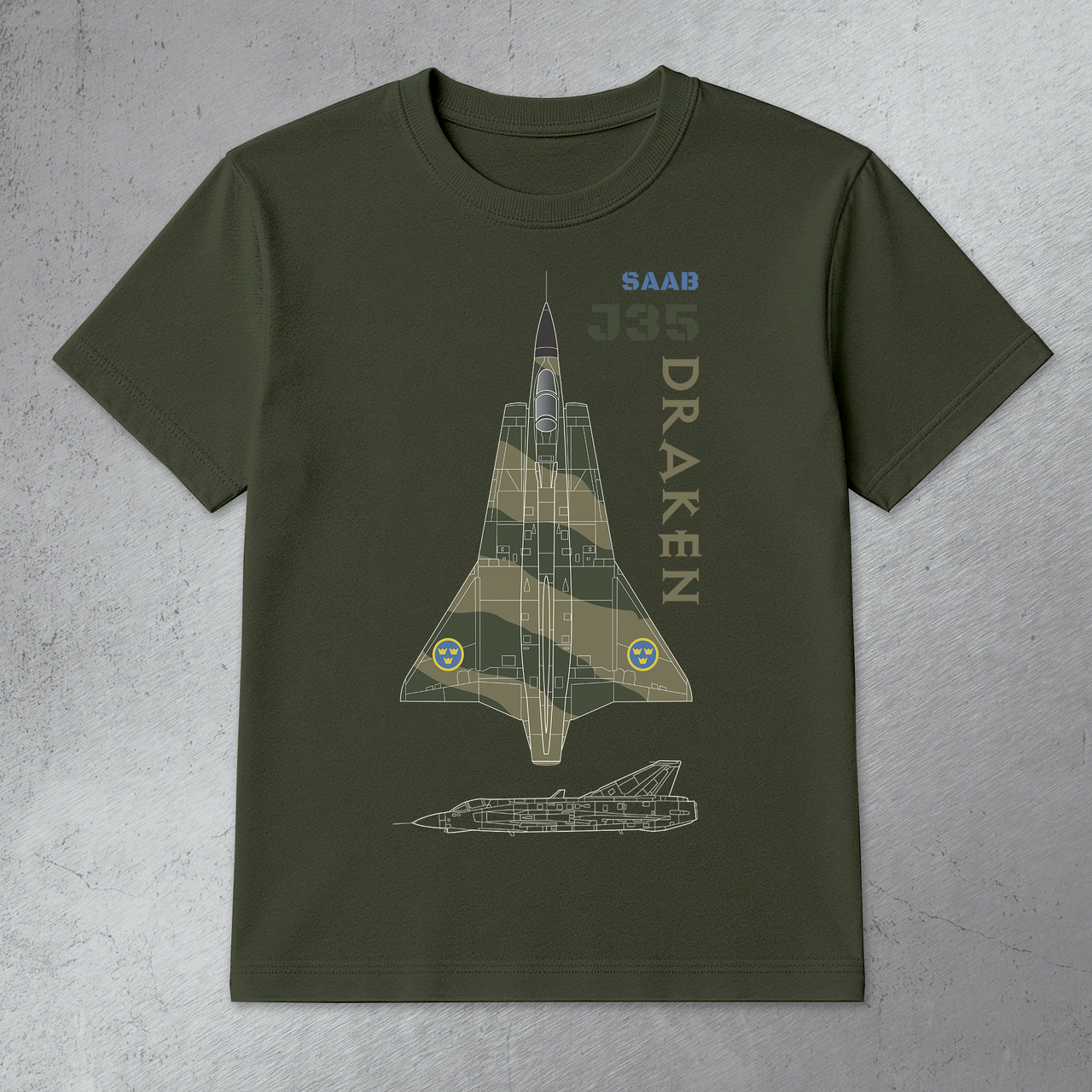 Saab Draken - T-shirt