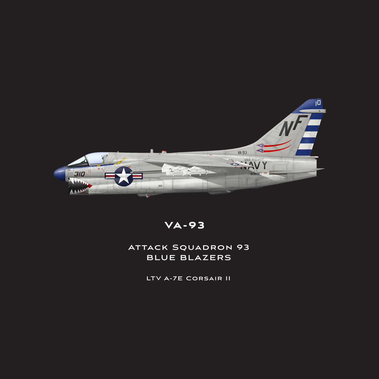 A-7 Corsair II VA-93