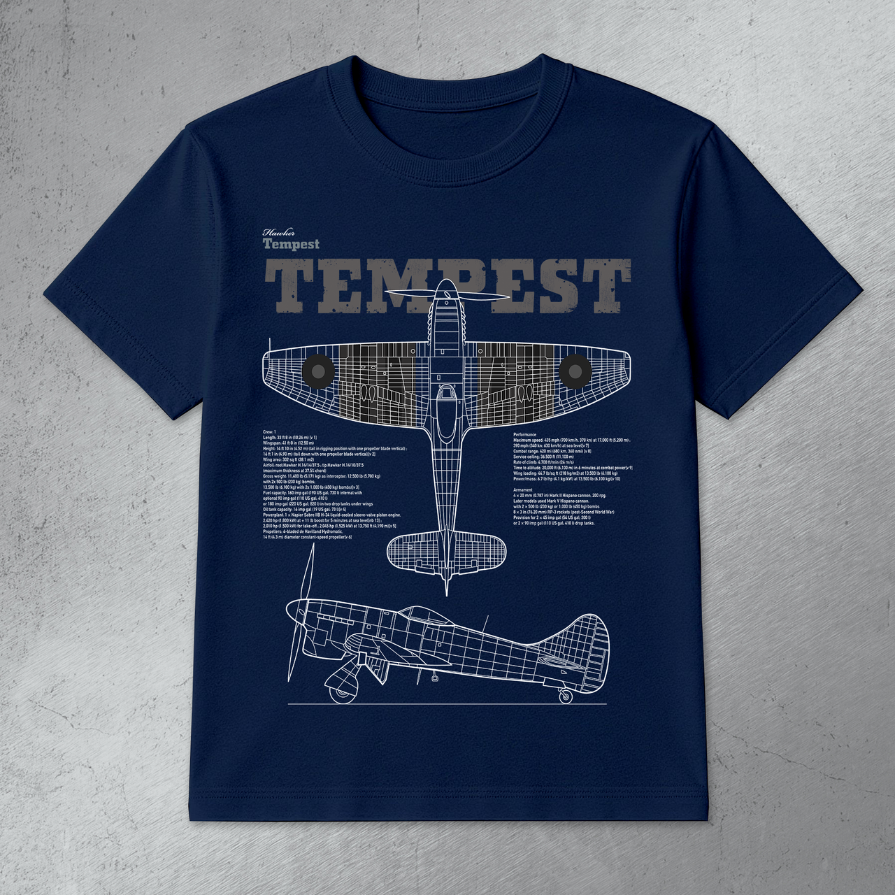 Hawker Tempest - T-shirt