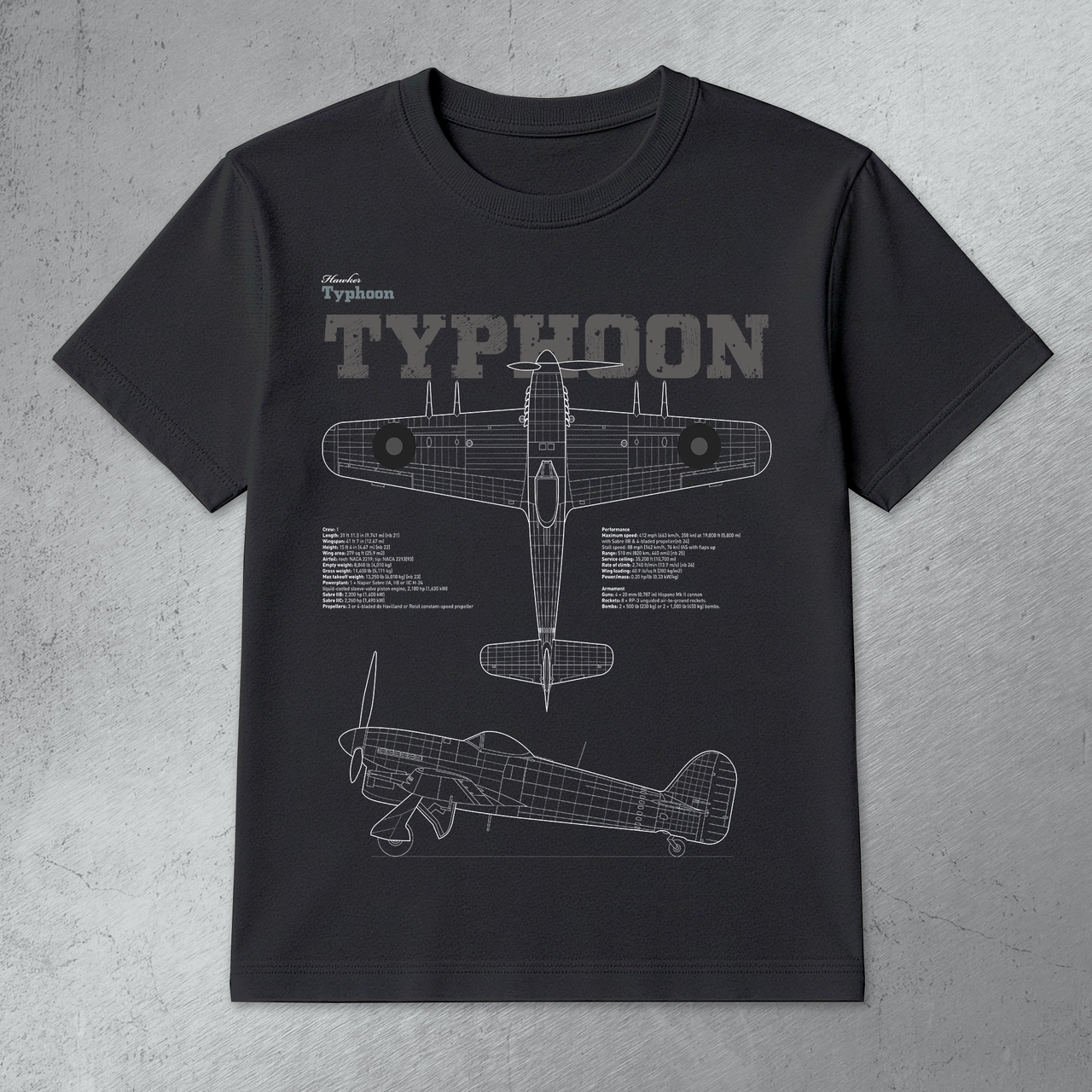 Hawker Typhoon - T-shirt