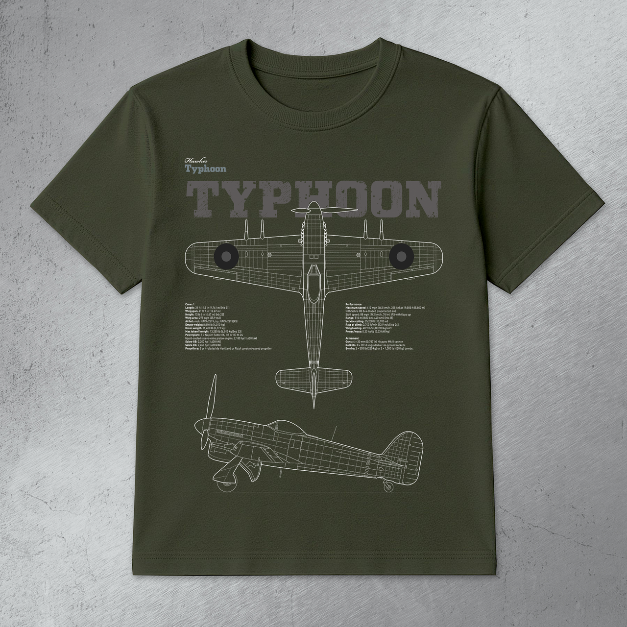 Hawker Typhoon - T-shirt
