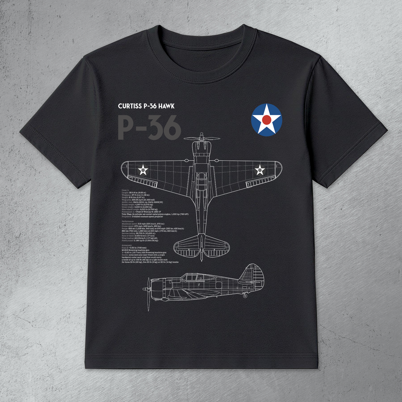 P-36 Hawk - T-shirt
