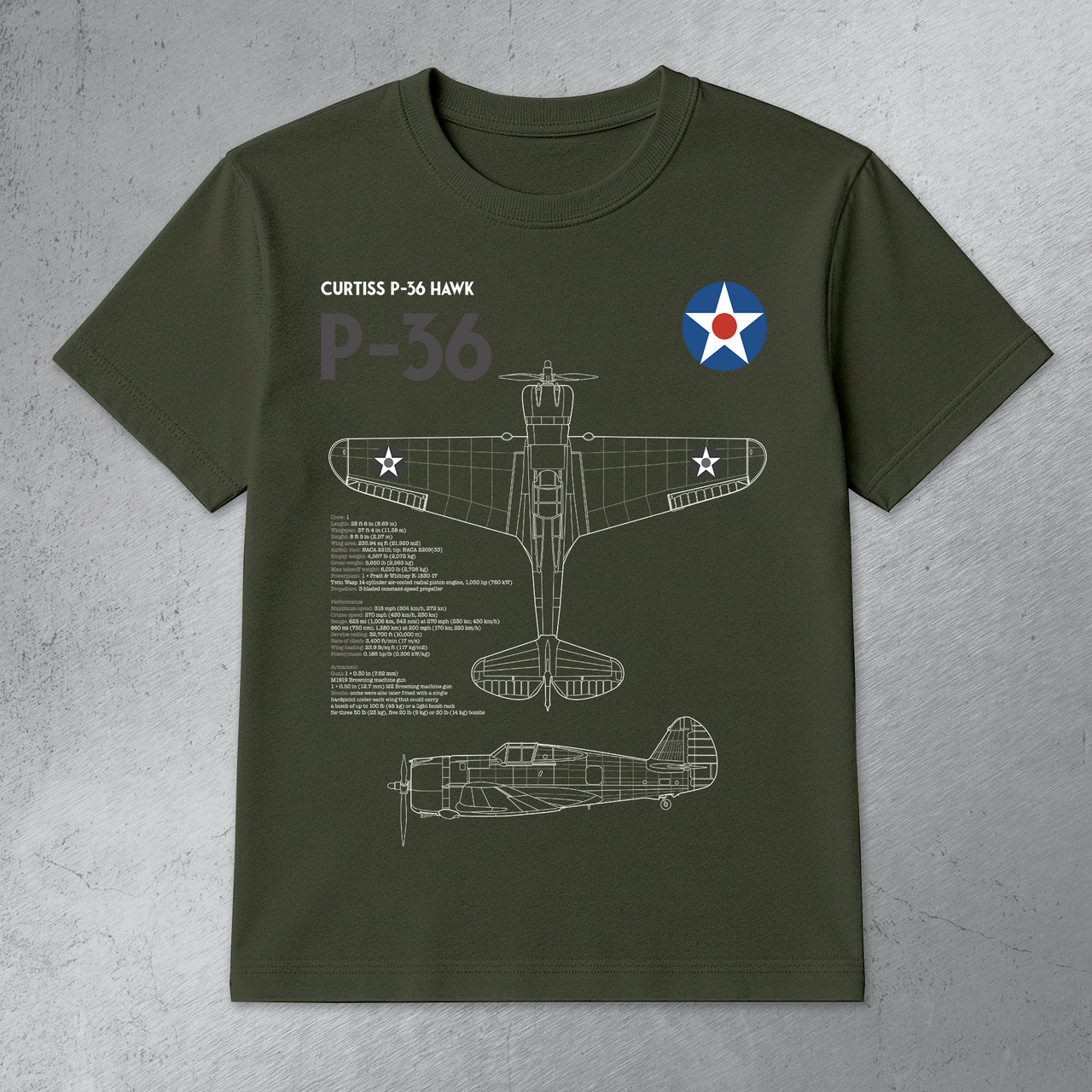 P-36 Hawk - T-shirt