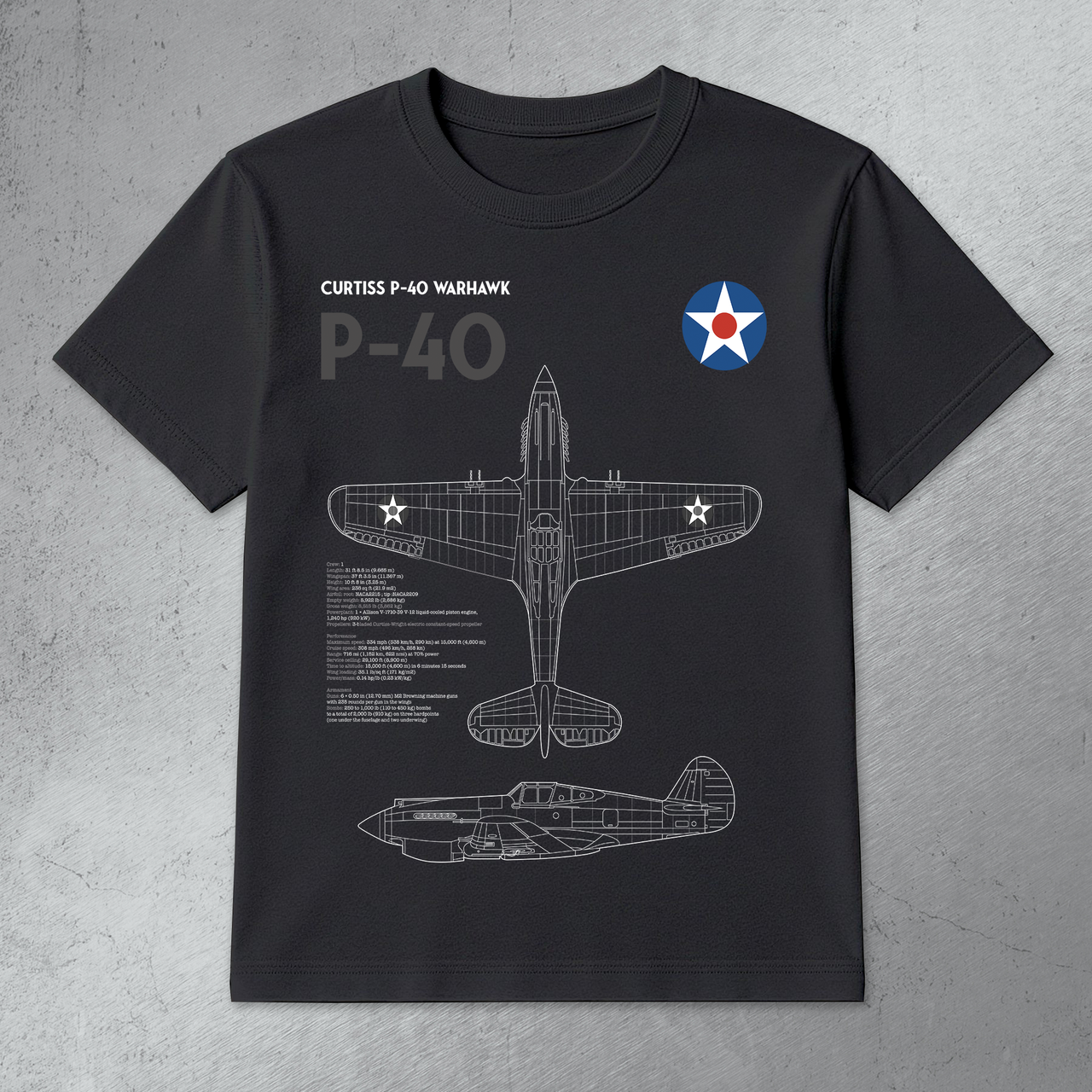 P-40 Warhawk - T-shirt