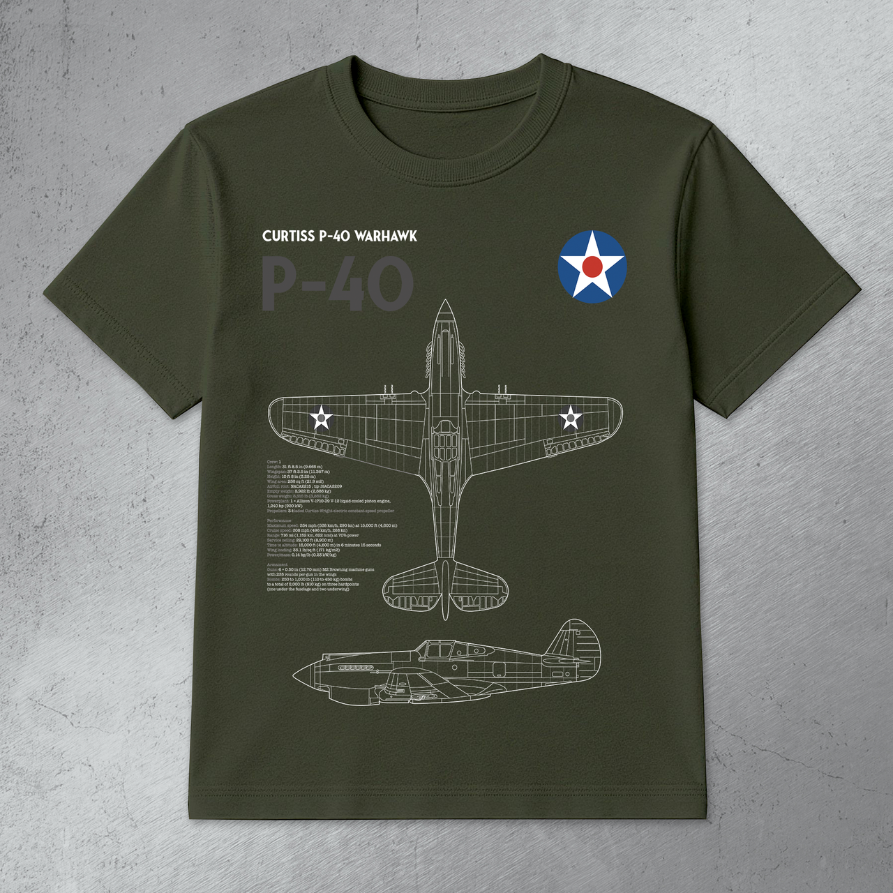 P-40 Warhawk - T-shirt
